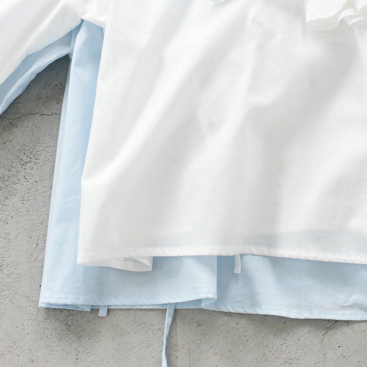 Ruffle Frill Cache-Coeur Blouse ラッフルフリルカシュクールブラウス