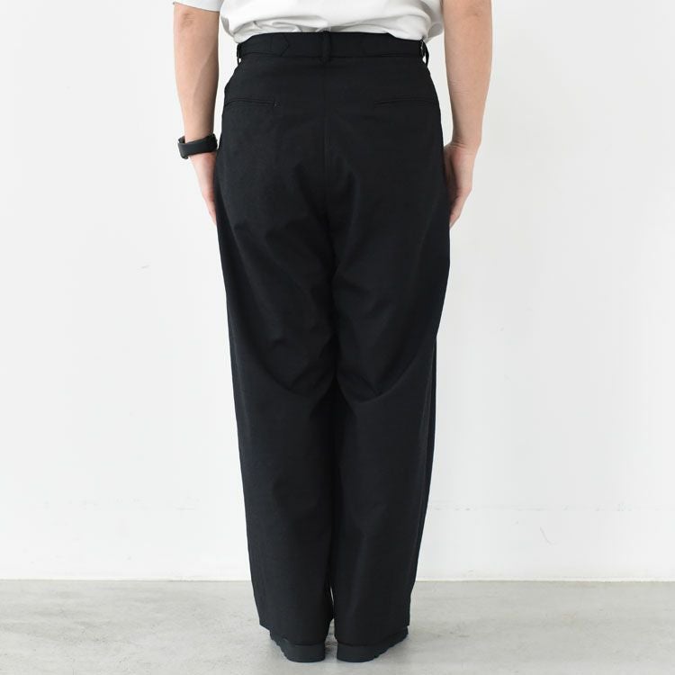 2/72 Wool Tropical Washer Two Tuck Baggy Trousers 2/72ウールトロピカルワッシャー / ツータックバギートラウザーズ