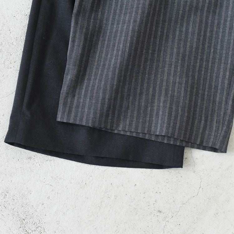 2/72 Wool Tropical Washer Two Tuck Baggy Trousers 2/72ウールトロピカルワッシャー / ツータックバギートラウザーズ