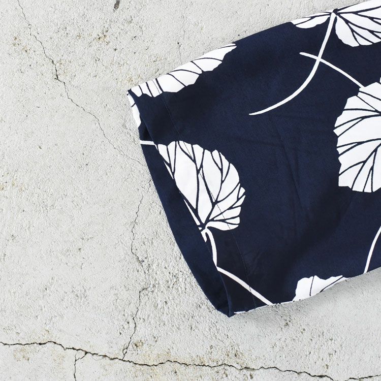 Short Sleeve Open Collar Shirt - Leaf ショートスリーブ オープンカラーシャツ