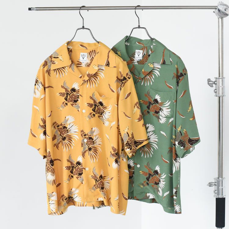S/S Open Collar Shirt - Eagle ショートスリーブ オープンカラーシャツ