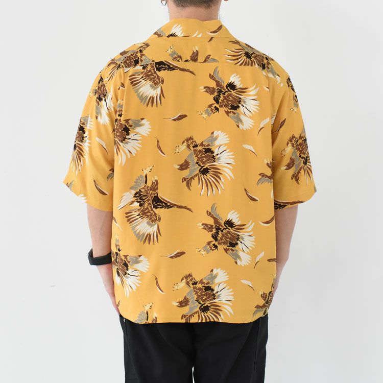 S/S Open Collar Shirt - Eagle ショートスリーブ オープンカラー