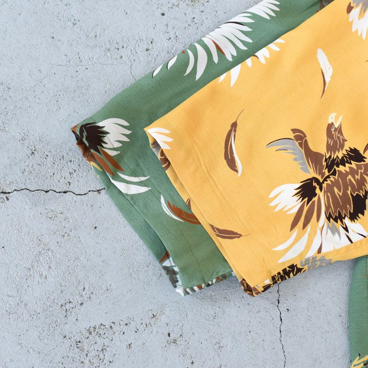 S/S Open Collar Shirt - Eagle ショートスリーブ オープンカラーシャツ