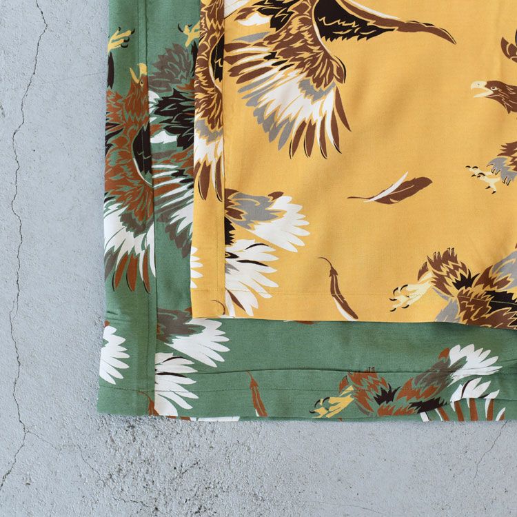 S/S Open Collar Shirt - Eagle ショートスリーブ オープンカラー