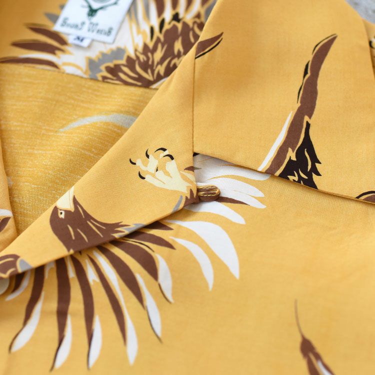 S/S Open Collar Shirt - Eagle ショートスリーブ オープンカラー