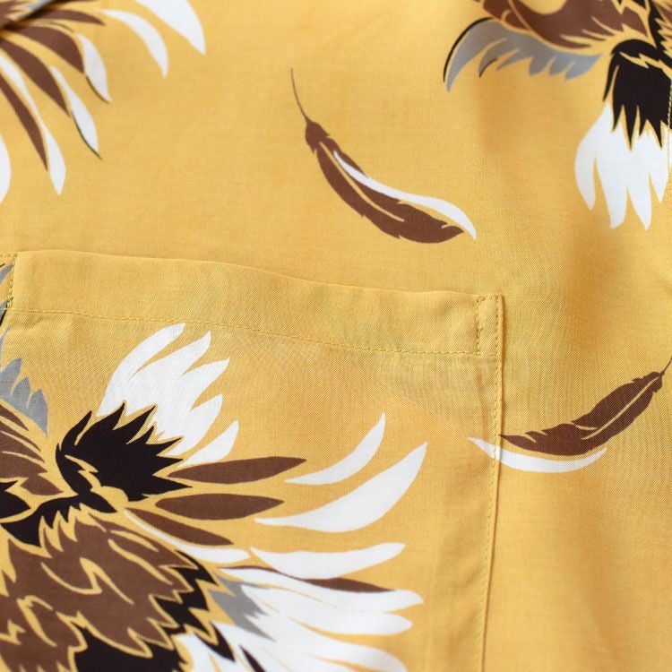 S/S Open Collar Shirt - Eagle ショートスリーブ オープンカラー
