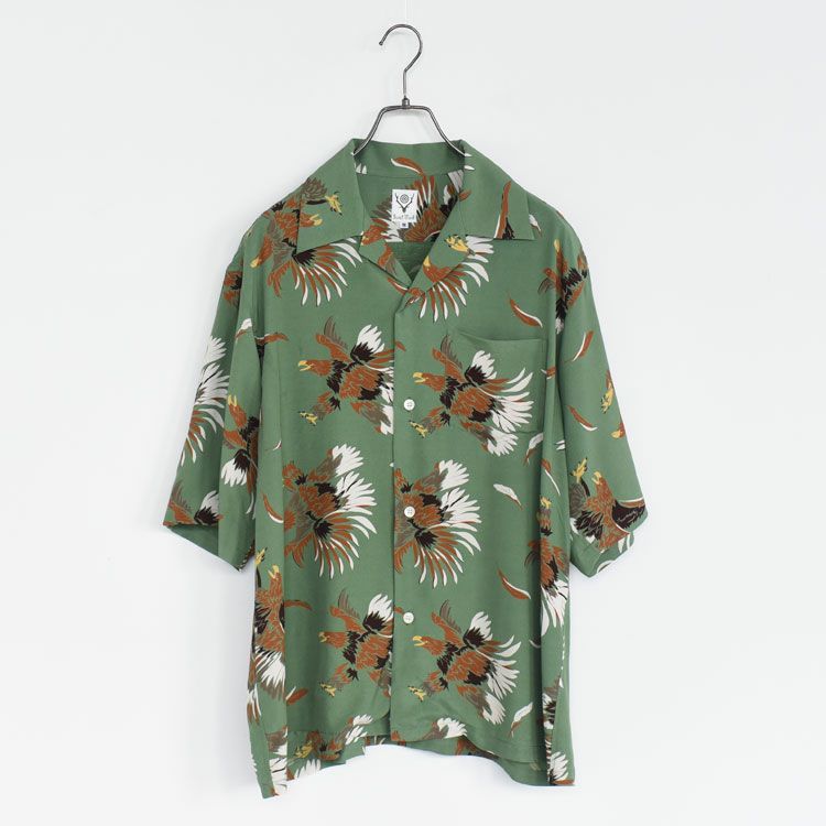 S/S Open Collar Shirt - Eagle ショートスリーブ オープンカラー