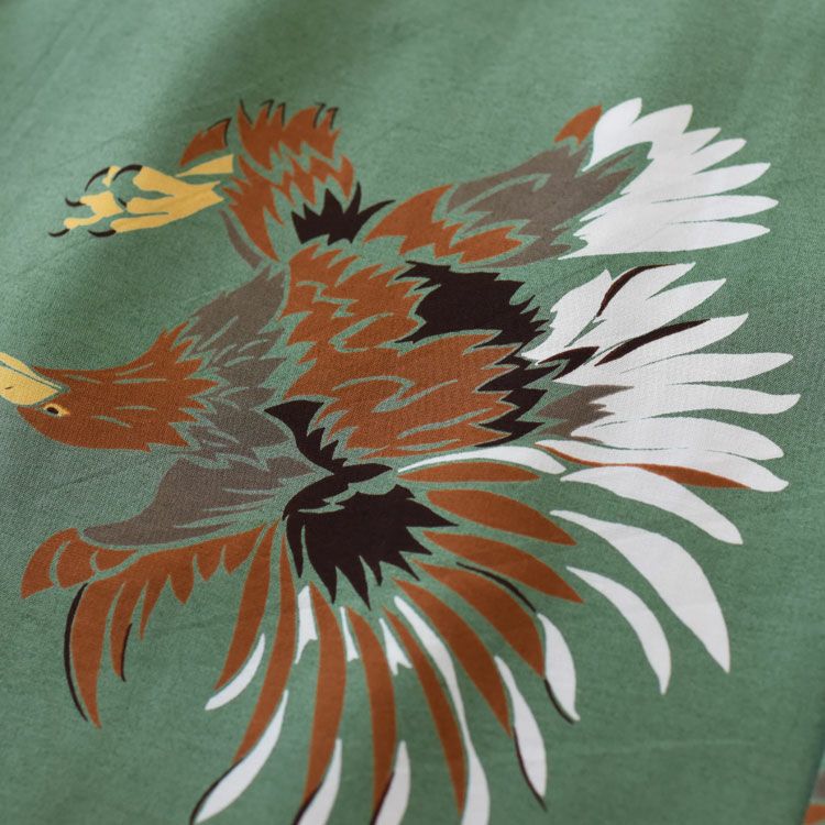 S/S Open Collar Shirt - Eagle ショートスリーブ オープンカラー