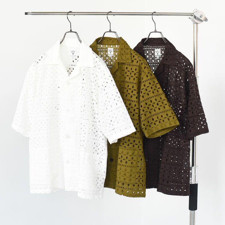 Cabana Shirt - Cutwork Embroidery カバナシャツ