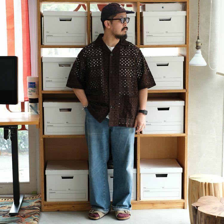 Cabana Shirt - Cutwork Embroidery カバナシャツ