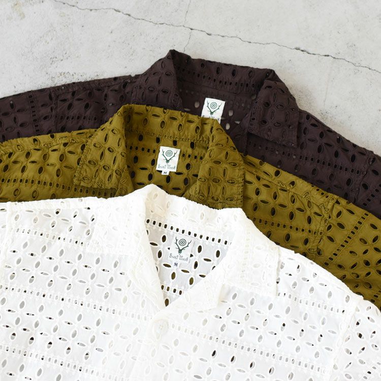 Cabana Shirt - Cutwork Embroidery カバナシャツ