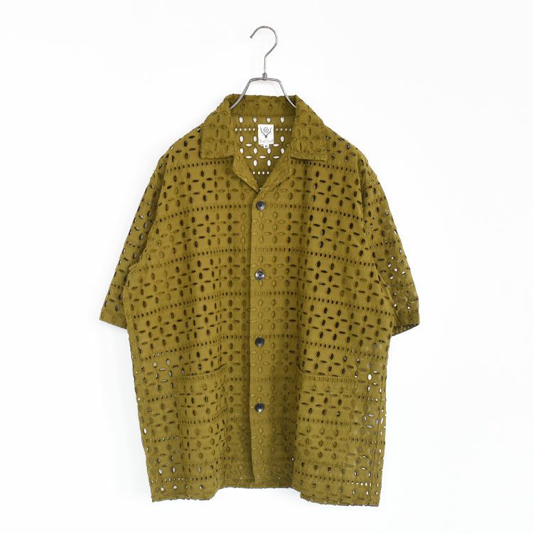 Cabana Shirt - Cutwork Embroidery カバナシャツ/SX701A/SOUTH2 WEST8