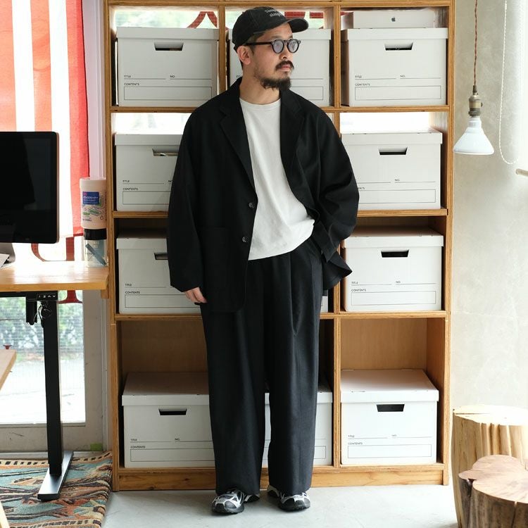 2/72 Wool Tropical Washer Stroll Around Jacket 2/72ウール