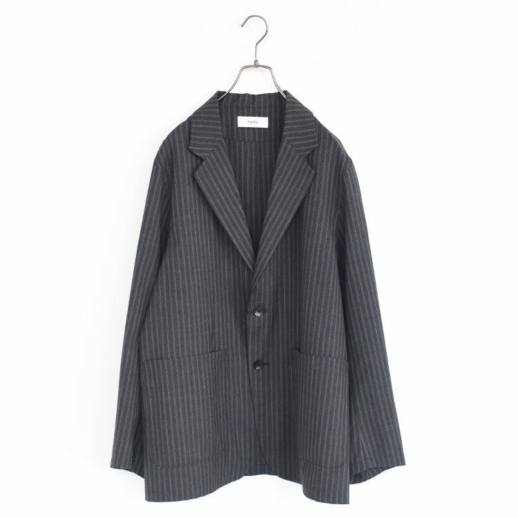 美品「M.I.D.A.」小紋柄ガーメントダイ ウールジャケット イタリア製　48 美品「M.I.D.A.」小紋柄ガーメントダイ ウールジャケット イタリア製
