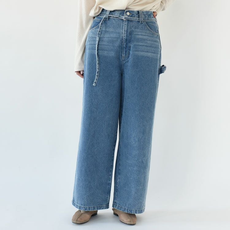 wide denim pants ワイドデニムパンツ