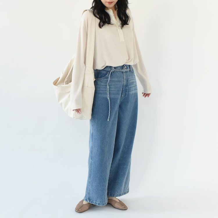 wide denim pants ワイドデニムパンツ