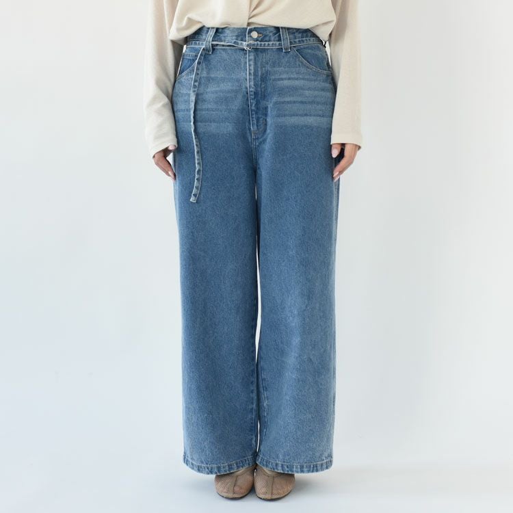 wide denim pants ワイドデニムパンツ