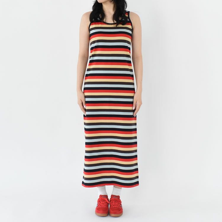 MULTI STRIPED JERSEY DRESS マルチストライプ ジャージードレス