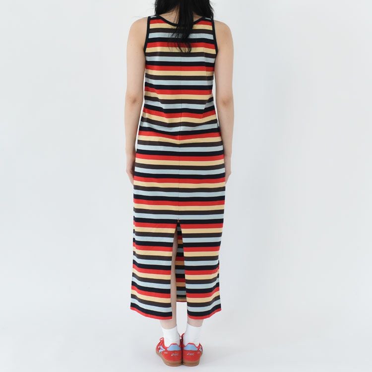 MULTI STRIPED JERSEY DRESS マルチストライプ ジャージードレス