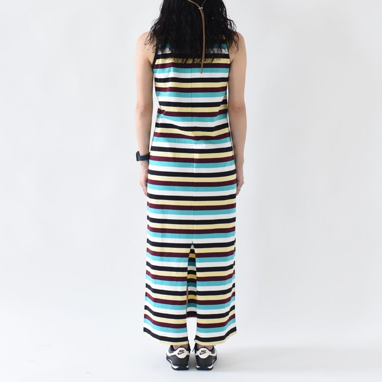 MULTI STRIPED JERSEY DRESS マルチストライプ ジャージードレス