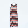 MULTI STRIPED JERSEY DRESS マルチストライプ ジャージードレス