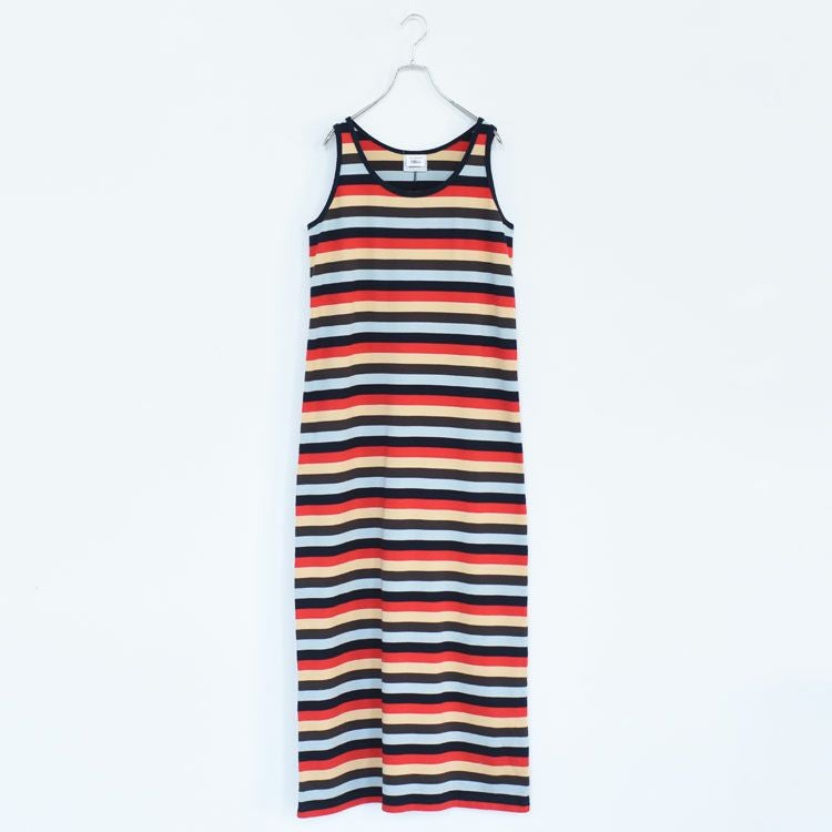 MULTI STRIPED JERSEY DRESS マルチストライプ ジャージードレス