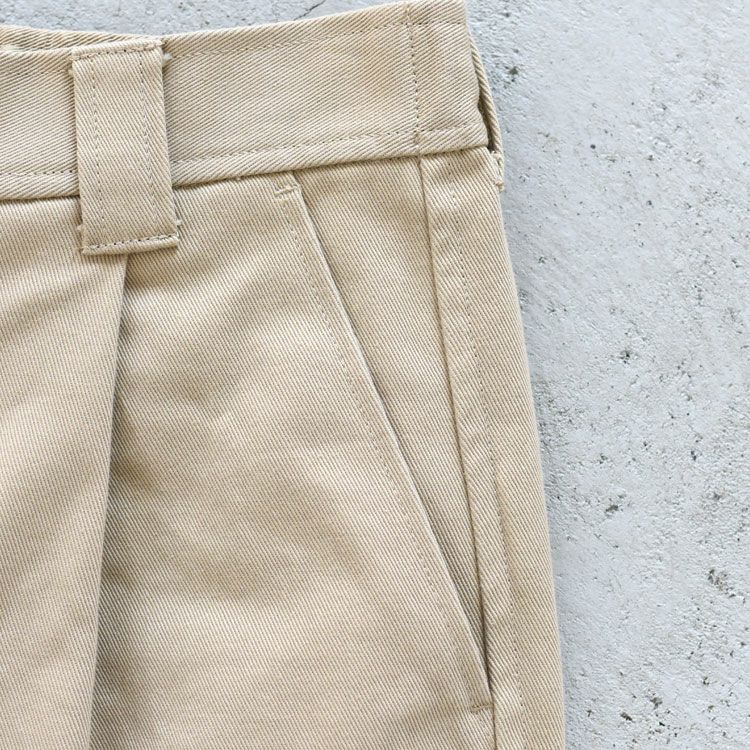 【epa】twill wide pants ツイルワイドパンツS ベージュ COTTON TWILL WIDE PANTS コットンツイル ワイドパンツ/26SMSPA07/THE