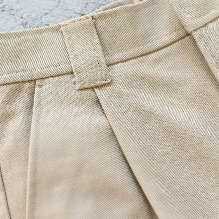 COTTON TWILL WIDE PANTS コットンツイル ワイドパンツ
