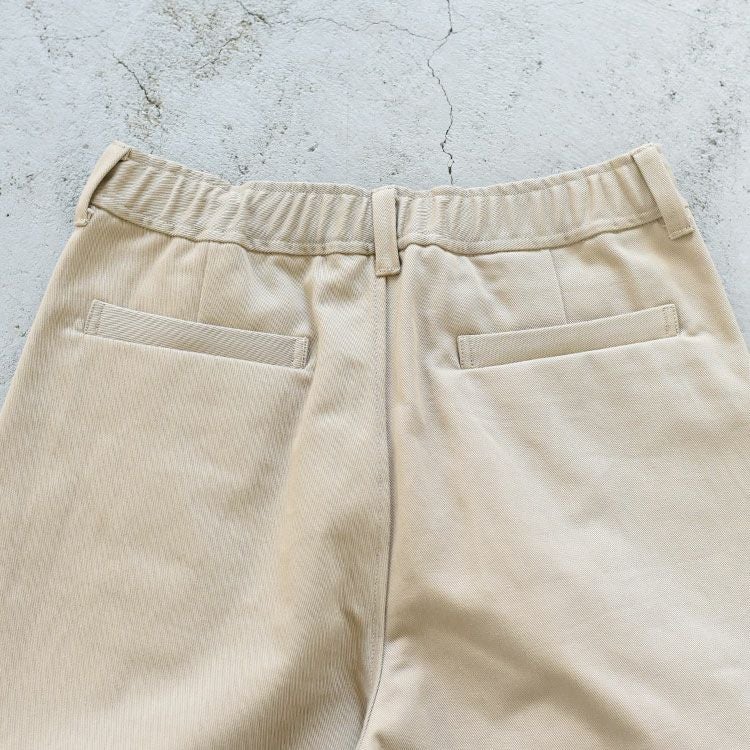 【epa】twill wide pants ツイルワイドパンツS ベージュ SALE 20％OFF】COTTON TWILL WIDE PANTS コットンツイル ワイドパンツ