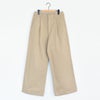 COTTON TWILL WIDE PANTS コットンツイル ワイドパンツ