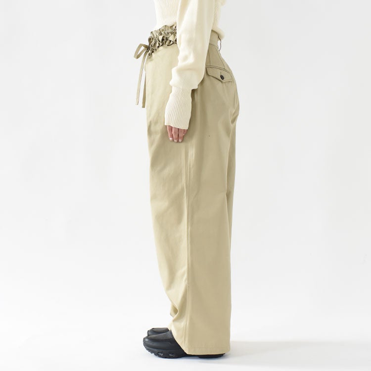frill belt chino pants フリルベルト チノパンツ