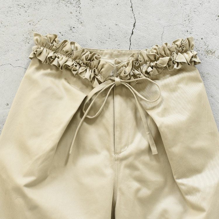 frill belt chino pants フリルベルト チノパンツ