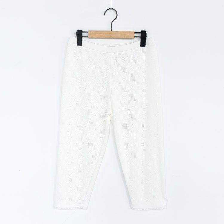 flower jacquard spats フラワージャガードスパッツ