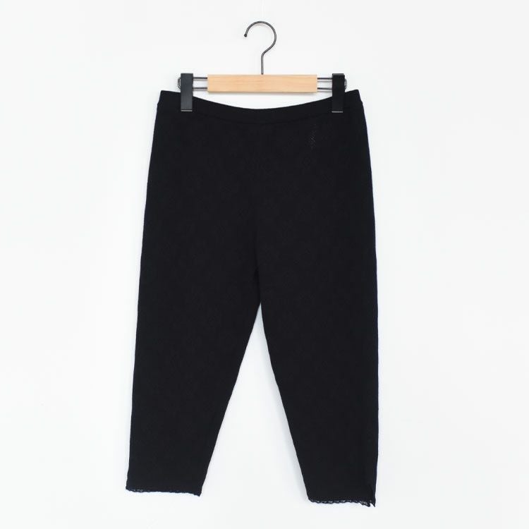 flower jacquard spats フラワージャガードスパッツ