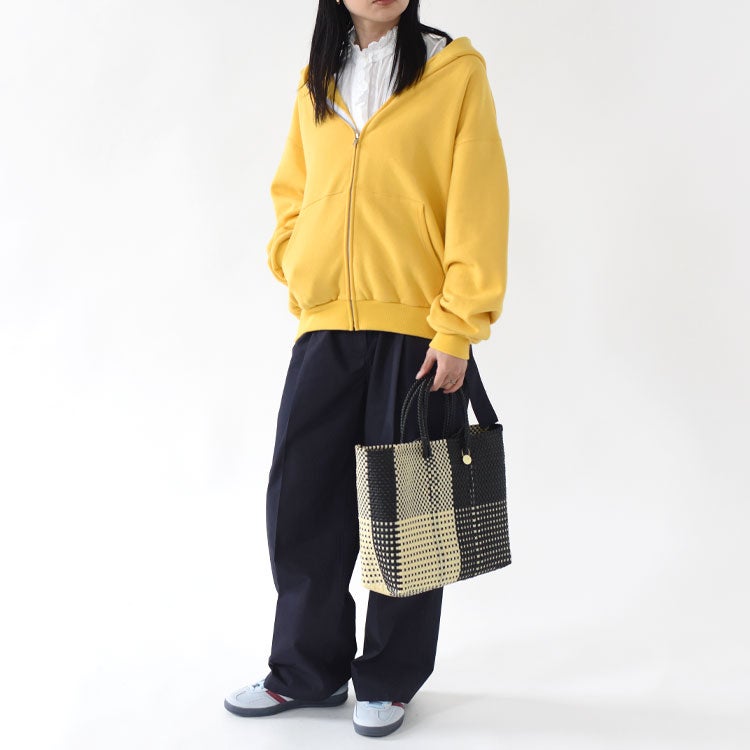 WHITE ZIP HOODIE ホワイトジップフーディー