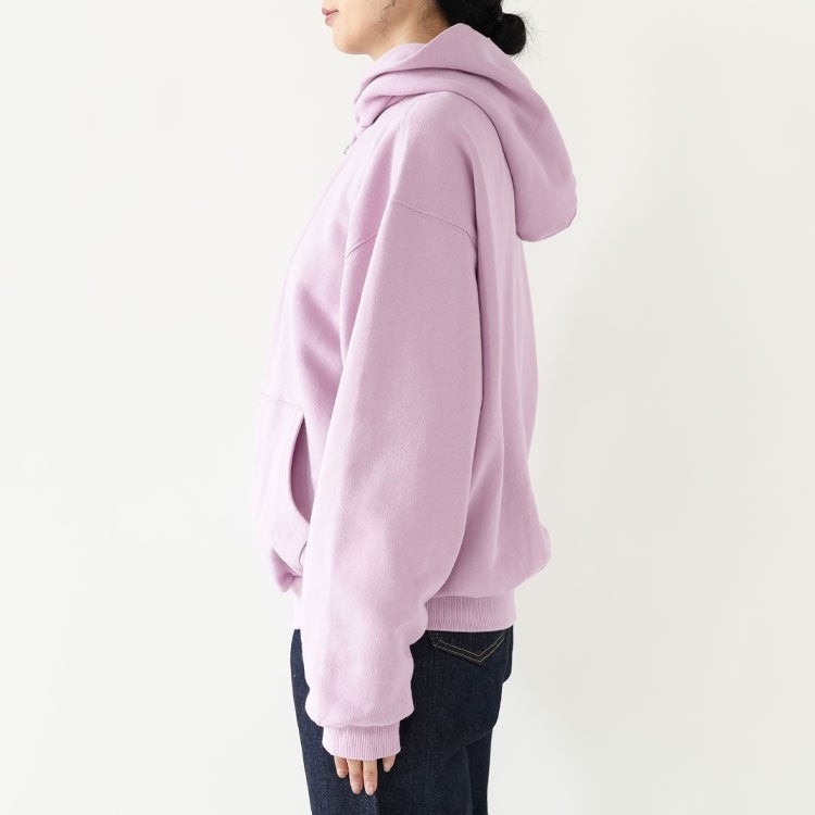 WHITE ZIP HOODIE ホワイトジップフーディー