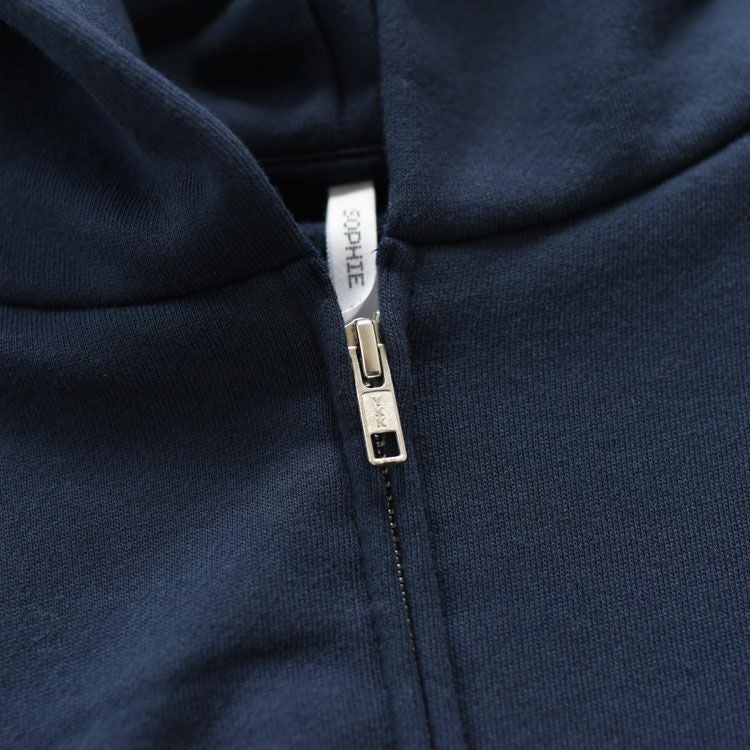 WHITE ZIP HOODIE ホワイトジップフーディー