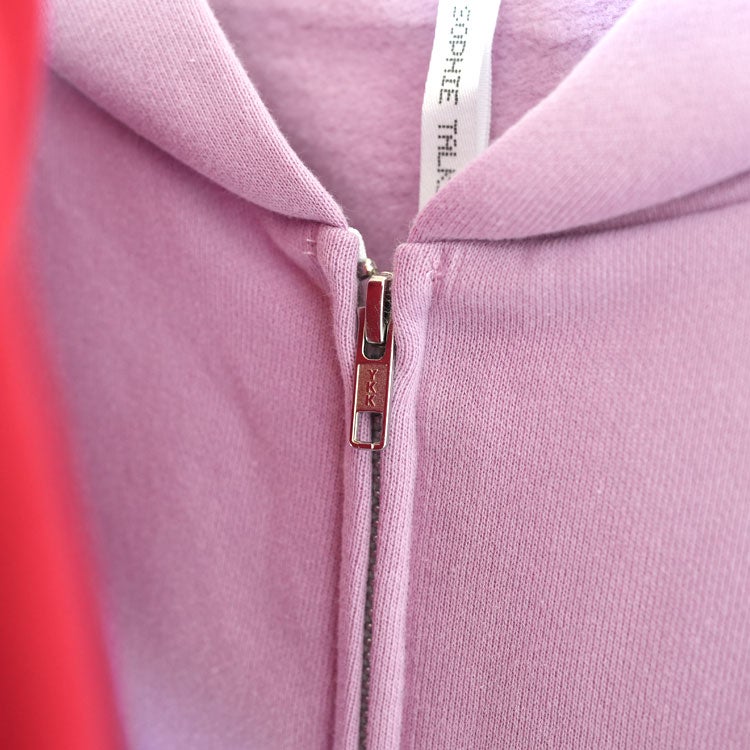 WHITE ZIP HOODIE ホワイトジップフーディー