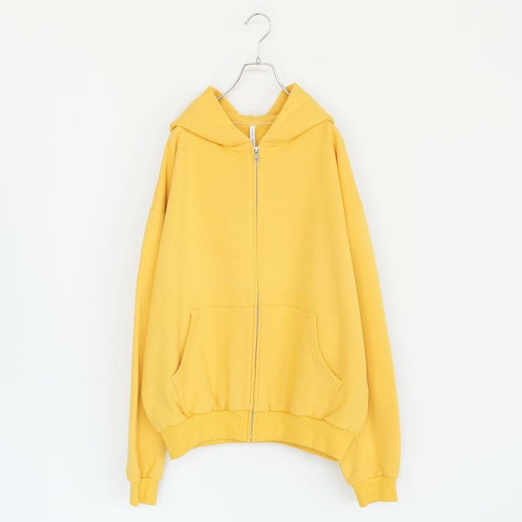 WHITE ZIP HOODIE ホワイトジップフーディー