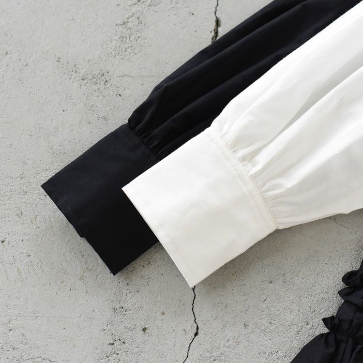 frill hem long sleeve shirts フリルヘム ロングスリーブシャツ