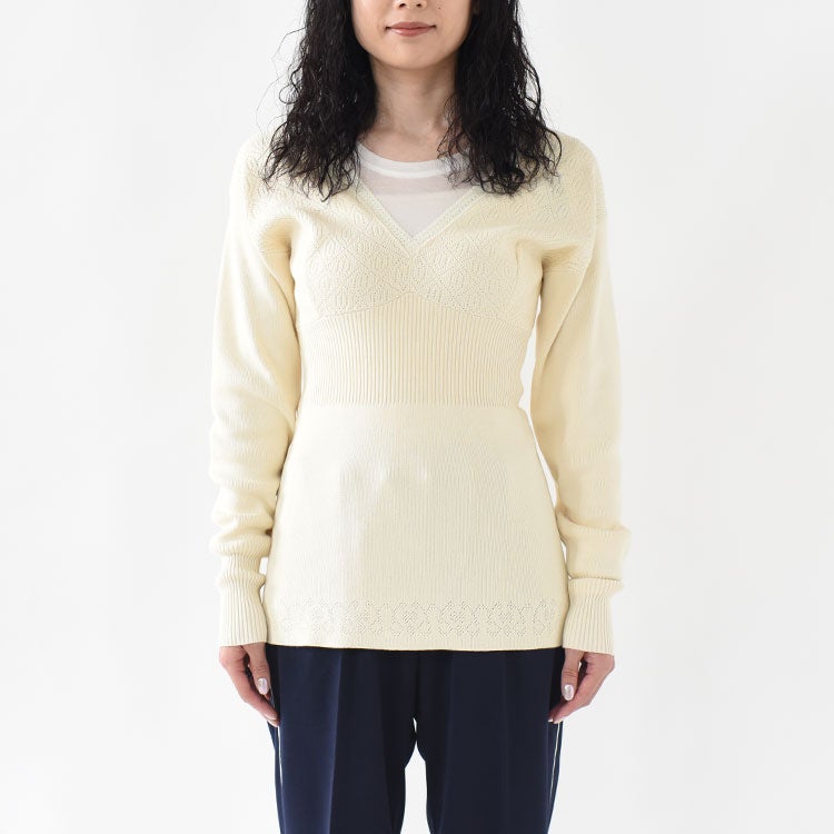 geometric jacquard knit ジオメトリック ジャガードニット