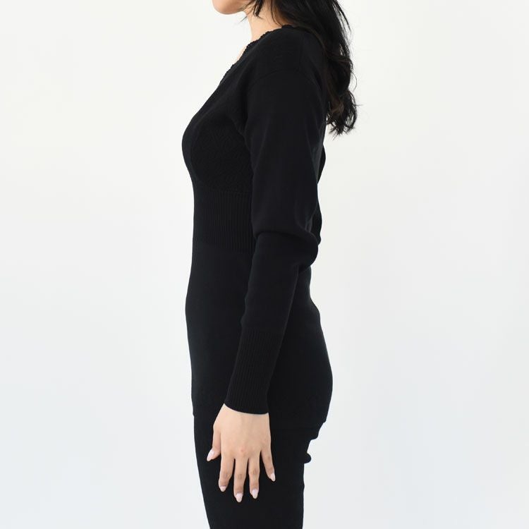 geometric jacquard knit ジオメトリック ジャガードニット