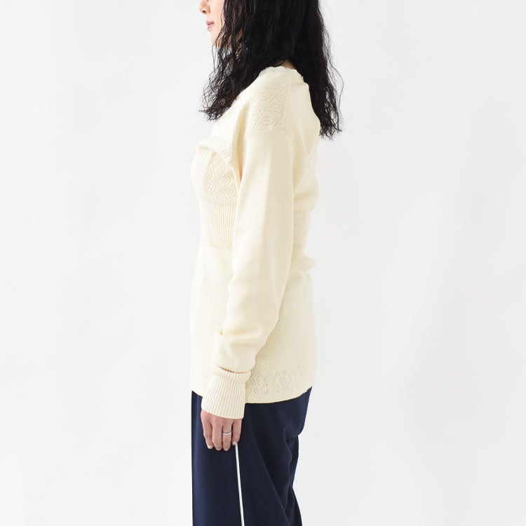 geometric jacquard knit ジオメトリック ジャガードニット