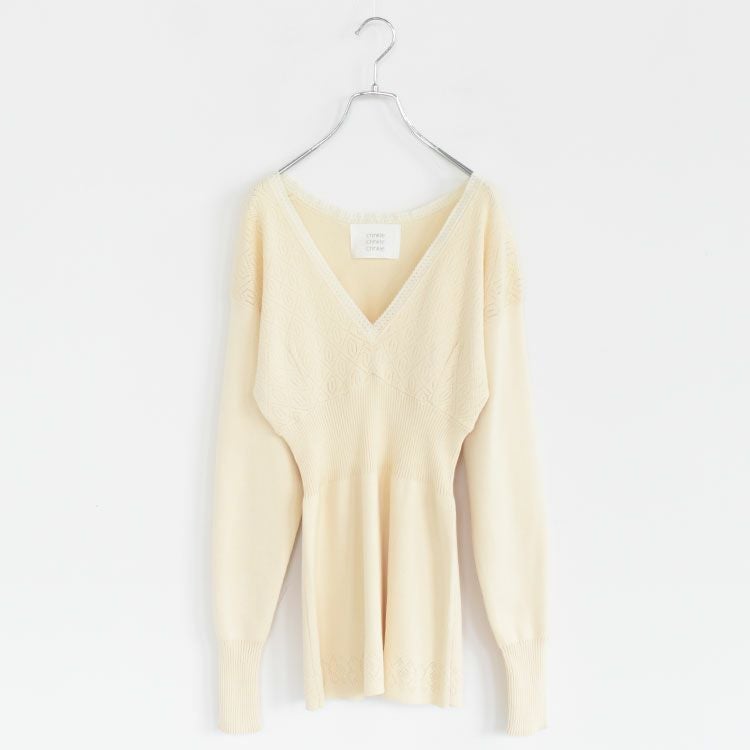 geometric jacquard knit ジオメトリック ジャガードニット