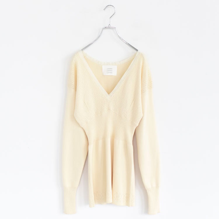 geometric jacquard knit ジオメトリック ジャガードニット