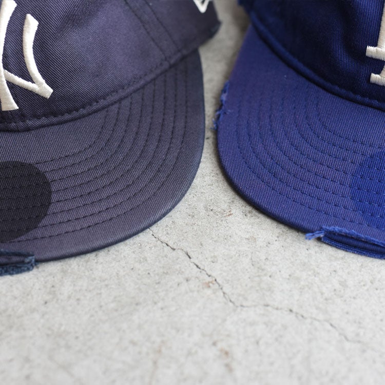 キッズ Youth 9TWENTY powered by GORO (min-nano) KIDS ニューヨーク・ヤンキース/ロサンゼルス・ドジャース ダメージ/パッカブルバイザー