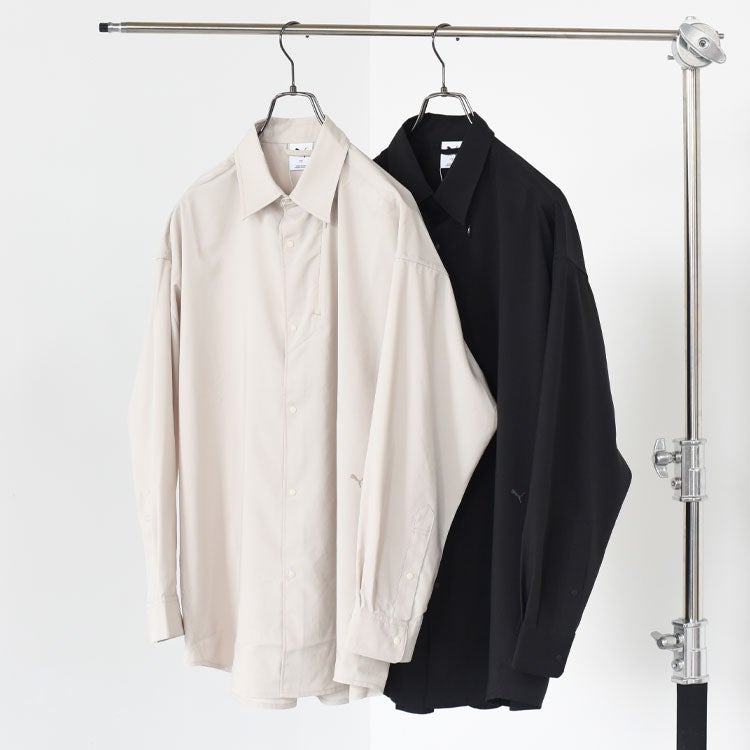OVERSIZED LS SHIRT オーバーサイズド ロングスリーブ シャツ