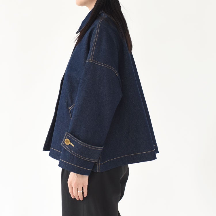 MALTON BUTTON THROUGH SHORT DENIM マールトン ボタンスルー ショート デニム