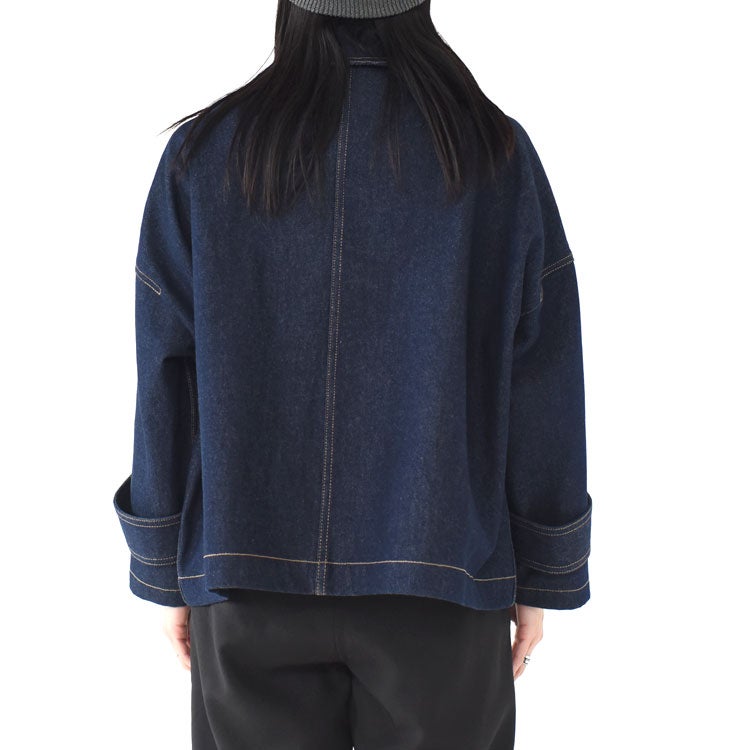 MALTON BUTTON THROUGH SHORT DENIM マールトン ボタンスルー ショート デニム