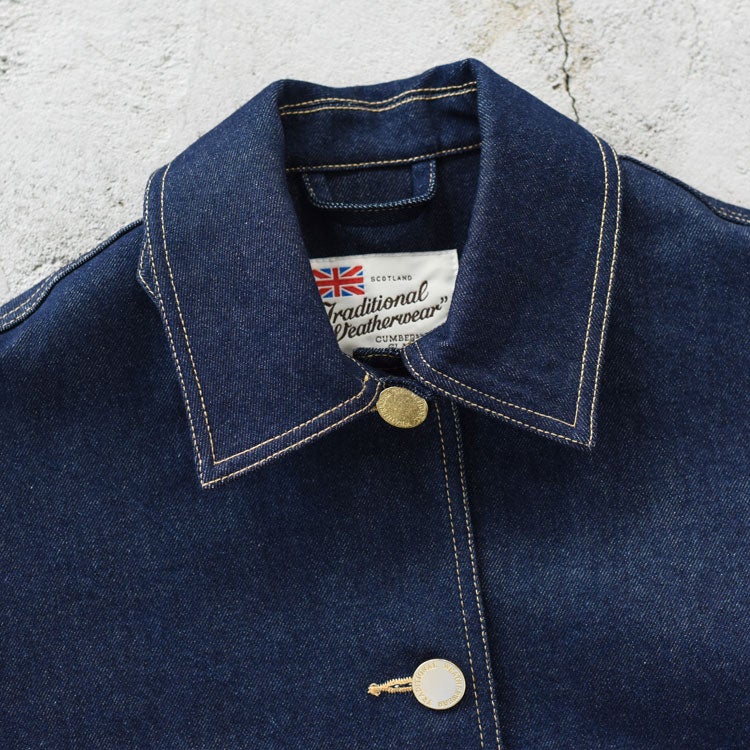 MALTON BUTTON THROUGH SHORT DENIM マールトン ボタンスルー ショート デニム
